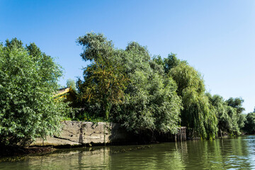 The Danube Delta, the second largest river delta in Europe. Romania.