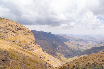 Katse Dam on the boder of Leribe and Thaba-Tseka District, Kingdom of Lesotho, southern Africa