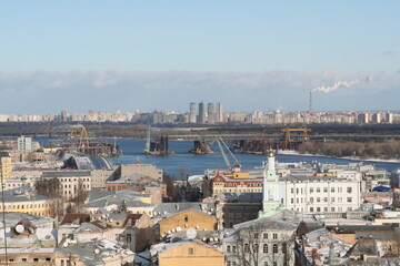 panorama of the city of Kiev Kyiv