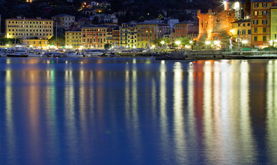 Fototapeta na wymiar Rapallo Resort, Italian Riviera, Europe