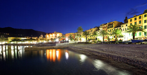 Fototapeta na wymiar Rapallo Resort, Italian Riviera, Europe