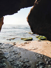 A cave with sea view.
