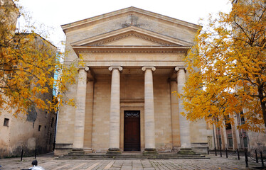 Temple des Chartrons ancienne église protestante construite en 1835 dans un style néoclassique...