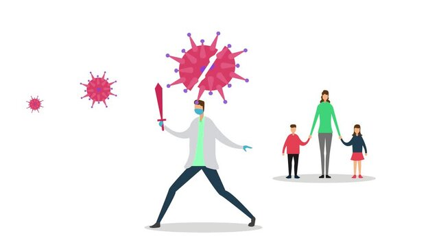 Young man protect his family from Covid-19 disease