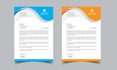 Modern Letterhead Design Template