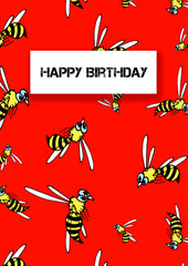 bee Happy birthday