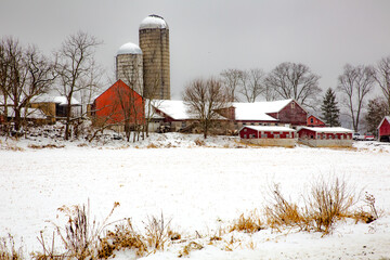 A winter farm scerne in western New Jersey