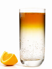 Cognac Cocktail on white Background - Isolated