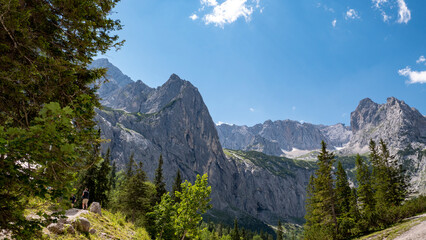 Obraz premium The impressive gorge of the Höllental