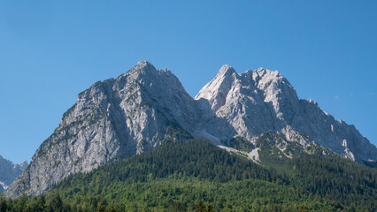 The impressive gorge of the Höllental