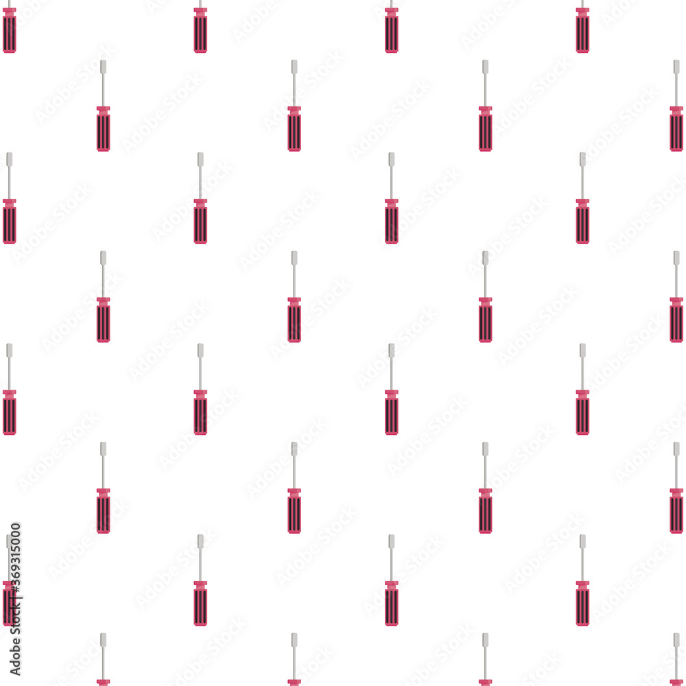 Poster screwdrivers handle toosl pattern background