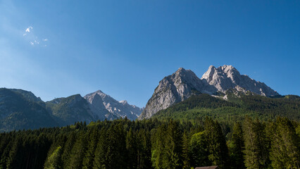 The impressive gorge of the Höllental