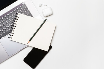 sketchbook, laptop, notebook, headphones, paper, white background, drawing, pencil, note, week