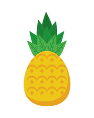 pineapple tropical fresh fruit icon