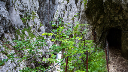 The impressive gorge of the H&ouml;llental