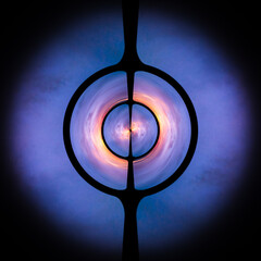 Vector illustration of abstract glowing background