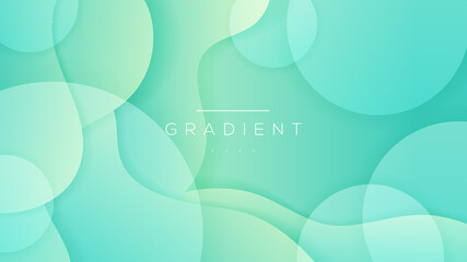 wave abstract background with soft gradient color background