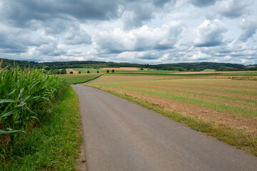 Landstrasse im Sauerland