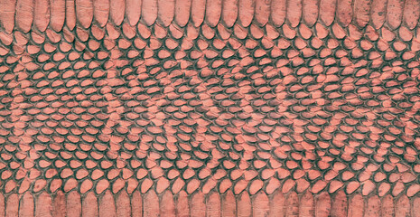 Texture of the leather of a snake