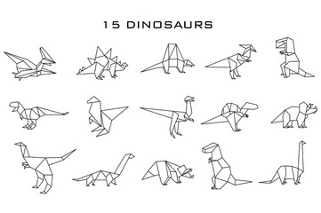 Dino illustration, vector