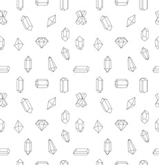 Geometric crystals pattern, vector