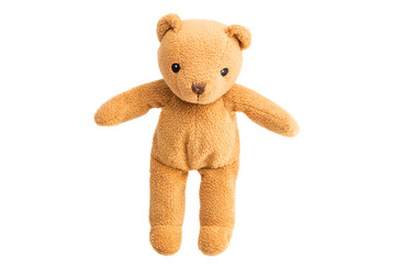 soft teddy bear isolated
