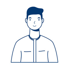 young man casual avatar character