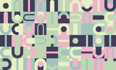 Neo Modernism Artwork Pattern Design