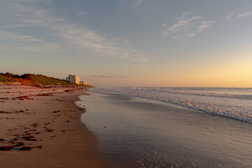 Morning sunrise on the beach