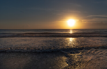 Morning sunrise on the beach