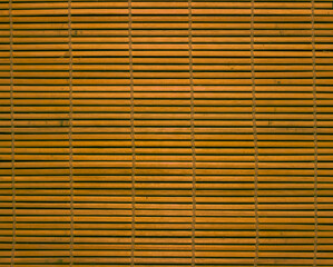 Sushi mat as background, texture. Brown sushi mat.