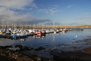 Marina, Alnmouth, Northumberland, England