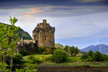 Fototapeta na wymiar Eilean Donan Castle, in the Scottish Highlands
