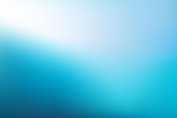 Abstract Gradient blue teal white background. Blurred turquoise water backdrop. Vector illustration for your graphic design, banner, summer or aqua poster, website