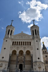 Fototapeta na wymiar Basilika von Fourvière in Lyon