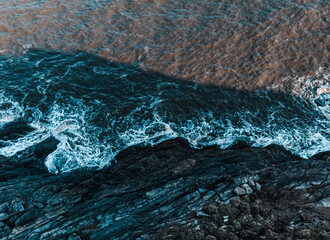 Mountains over the sea