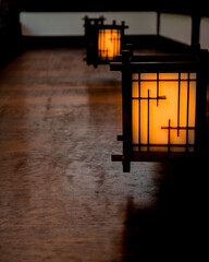 lantern in the night