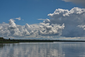 Blick von Kamminke auf das Stettiner Haff