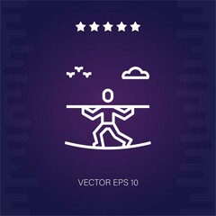 risk vector icon modern illustration