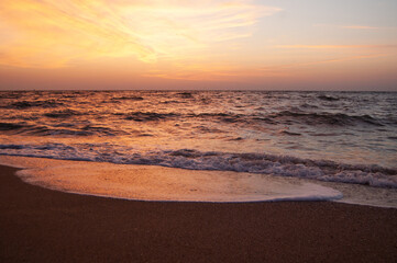 Obraz premium sunset on the beach