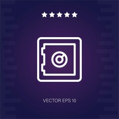 safebox vector icon modern illustration