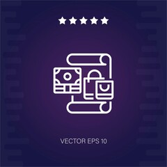 payment vector icon modern illustration