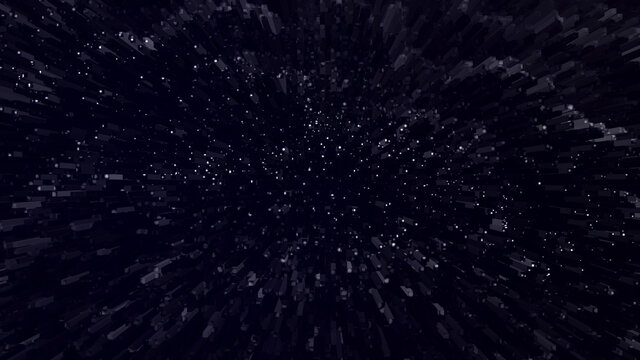 Data reset. Data loss. Computer virus. Technology background. 3D rendering.