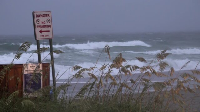 Hurricane Making Landfall