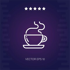 coffee cup vector icon modern illustration