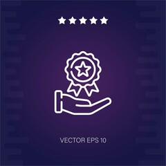 reward vector icon modern illustration