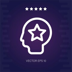 skill vector icon modern illustration