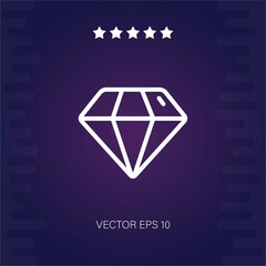 diamond vector icon modern illustration