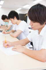 Obraz premium 塾の授業