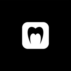 Dental logo icon vector template for corporate logo and business card design.